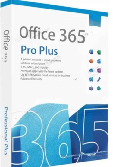 Office 365 A3 5 Device Lifetime Account+Password 100 G