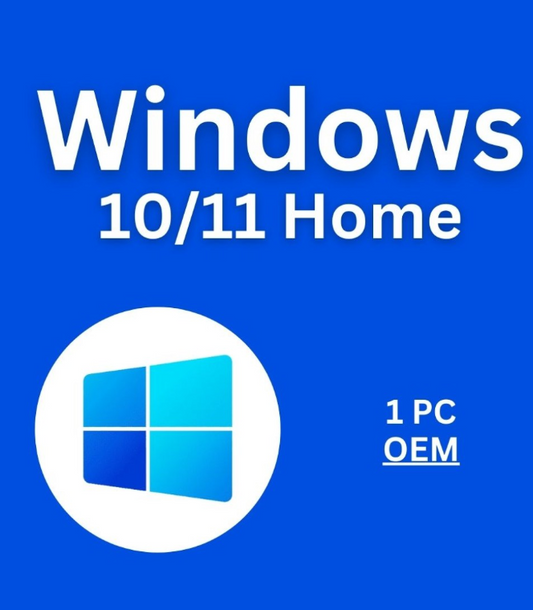 Windows 11/10 Home OEM Key 1 PC